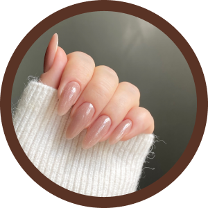 Services manicure photo circle