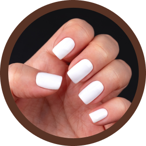 Services manicure photo circle